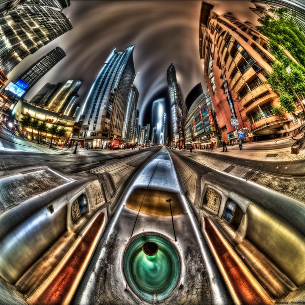 Funky Town: Fisheye Lens Photography in HDR