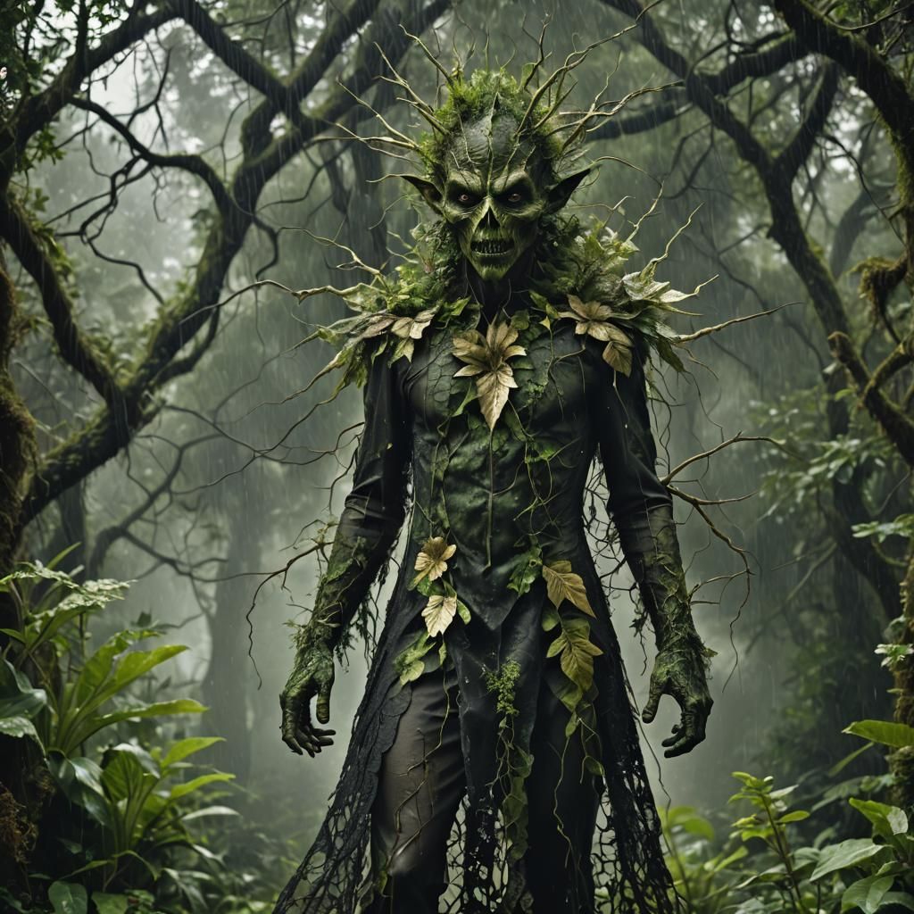 Dark Goblin Portrait in Tenebrism Style