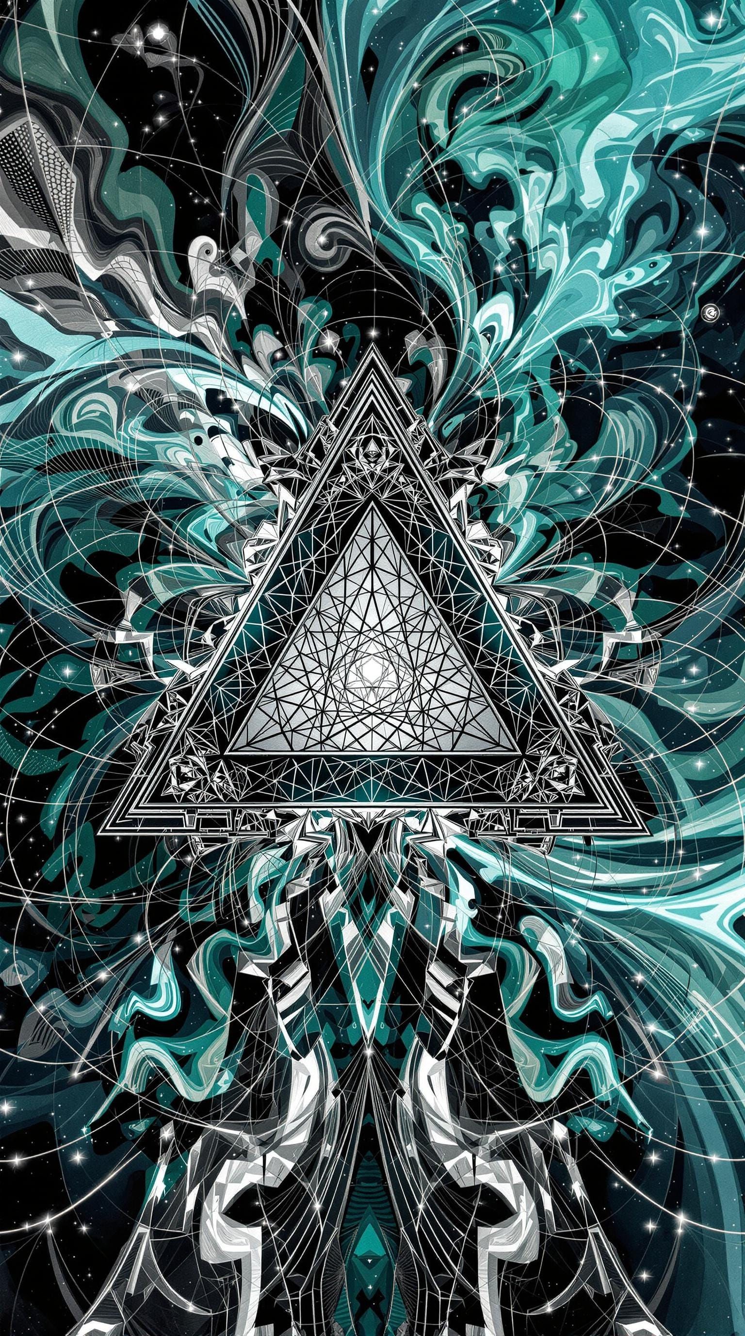 Sacred Kaleidoscope Penrose Triangle