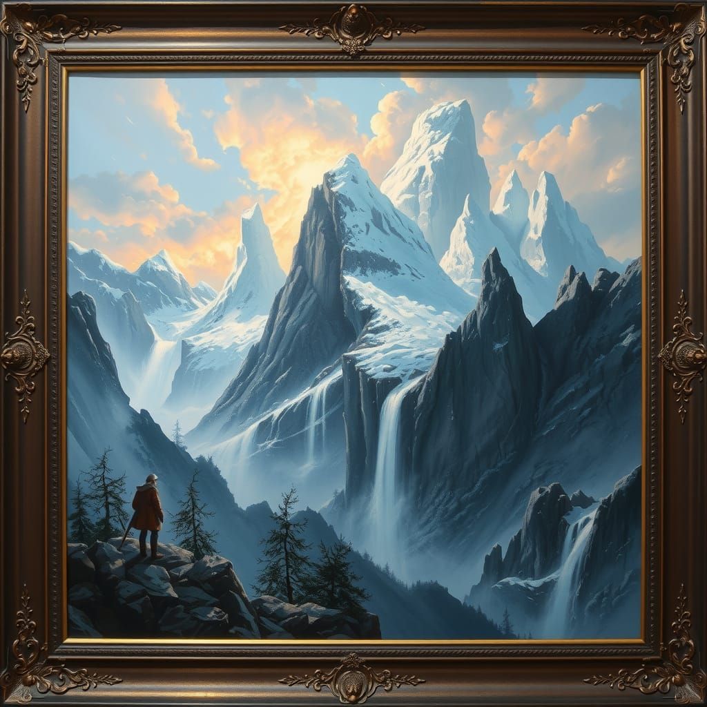 Oil on Canvas Masterpiece Depicting a Curvaceous Posterior