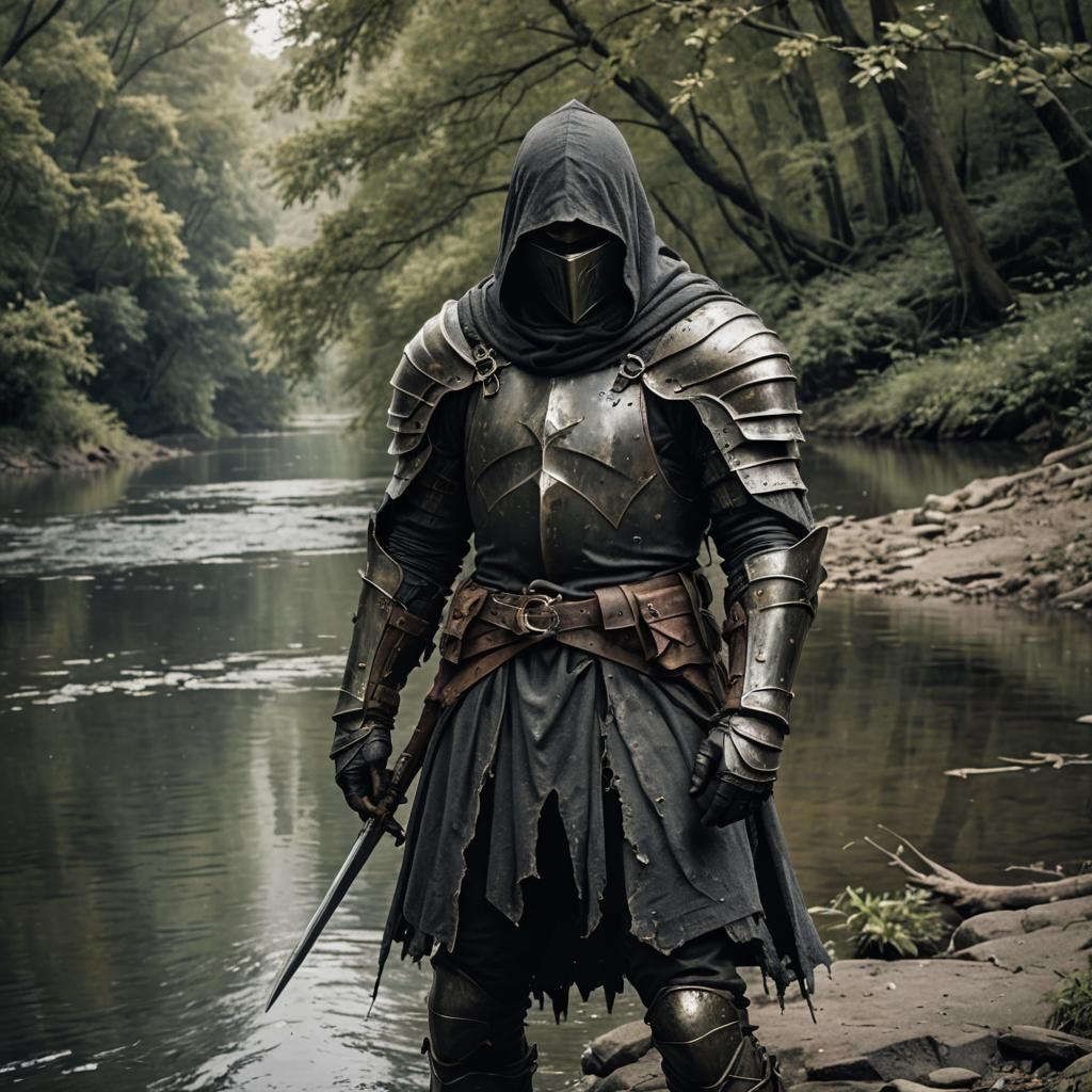 Dark Fantasy Knight by River