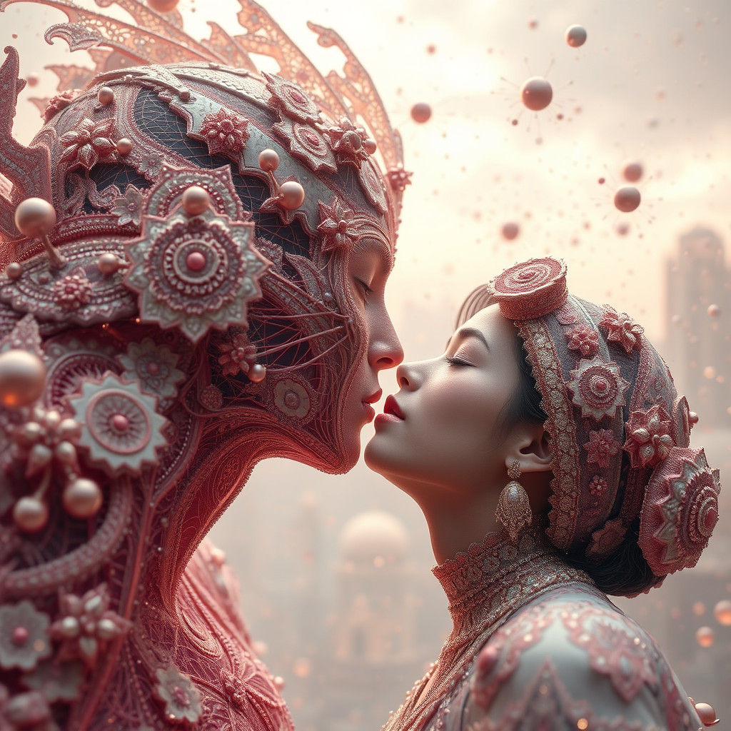 Surreal Metamorphosis: A Fashionable Birth