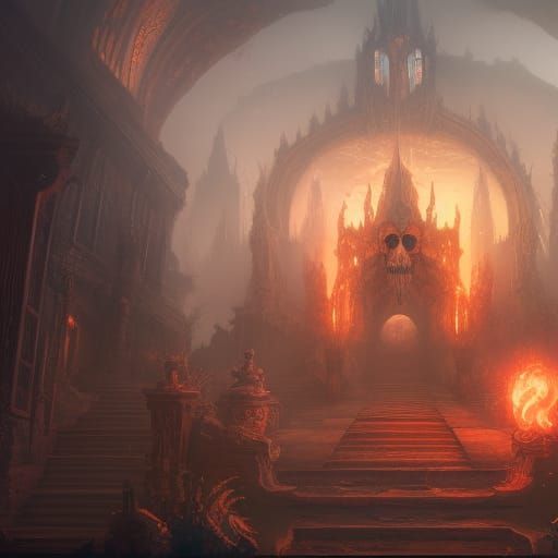 The Death Card: Detailed Matte Painting