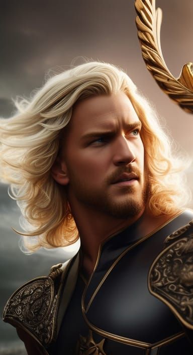 Charismatic Roman Gladiator Man