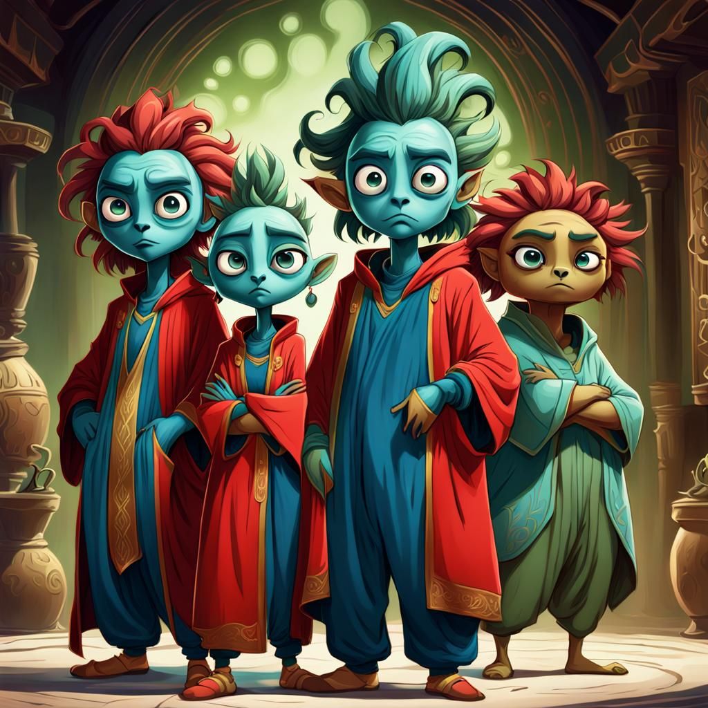 Squad's all here for the mystical journey! Who's ready for s...