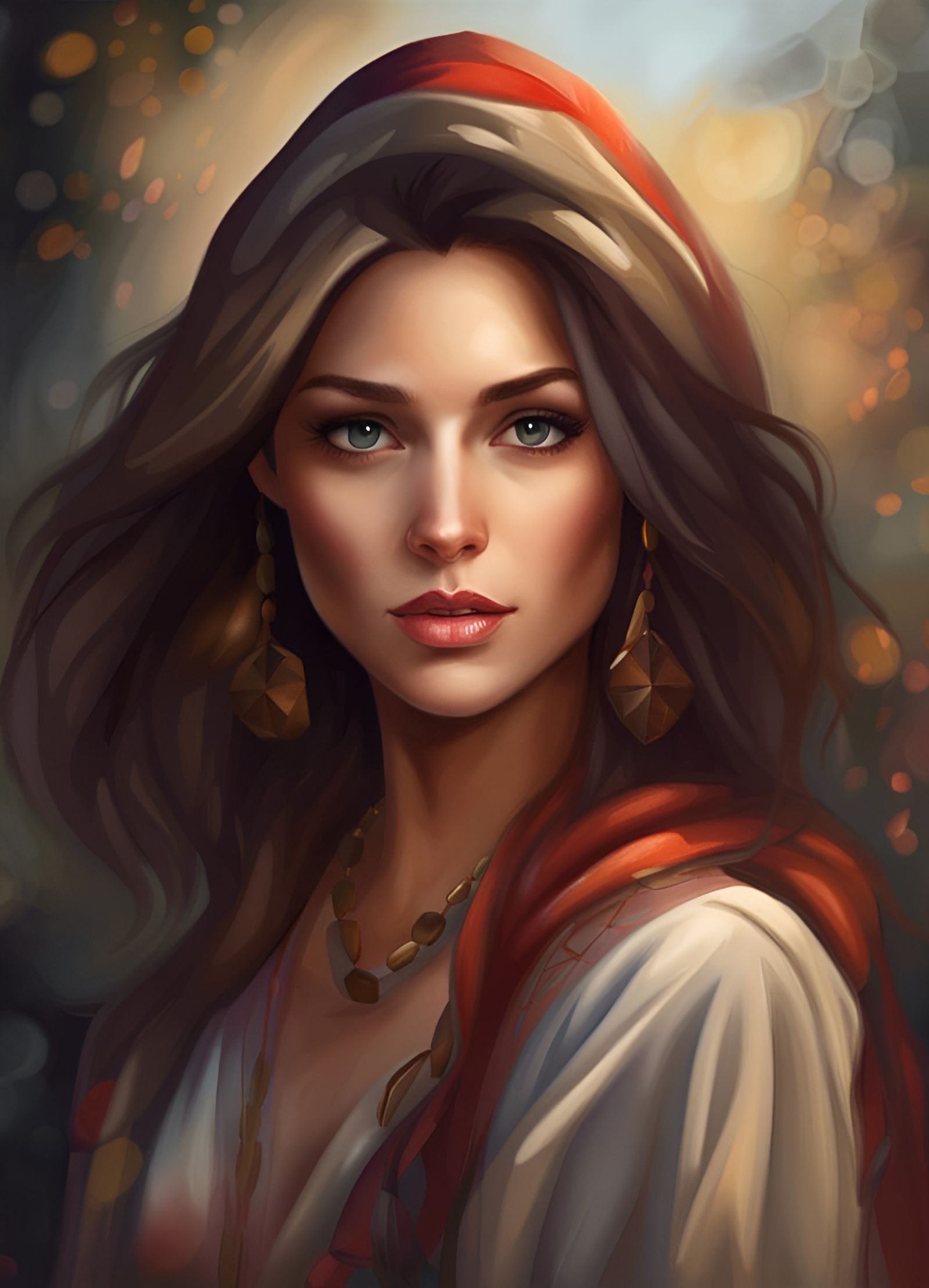 Gorgeous Woman Generated by AI