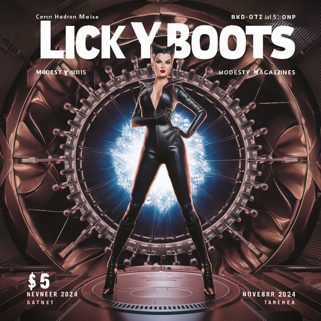 Modesty Blaise Commands Cern Hadron Collider in Futuristic G...