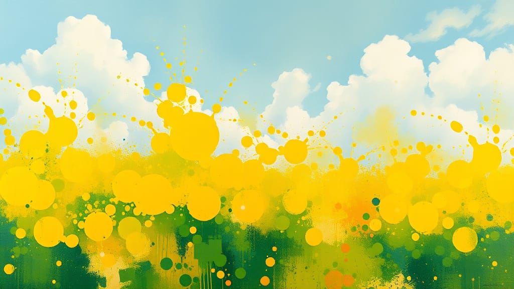 Ethereal Abstraction in Vibrant Hues