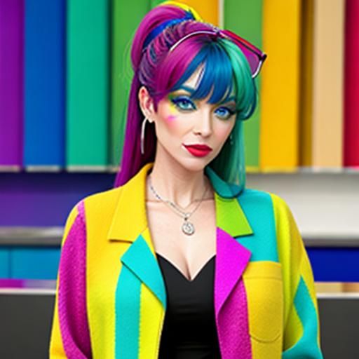 Vibrant Colors Everywhere: An AI Interpretation