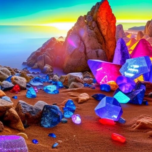 Cozy Crystal Shop: Digital Illustration in HDR
