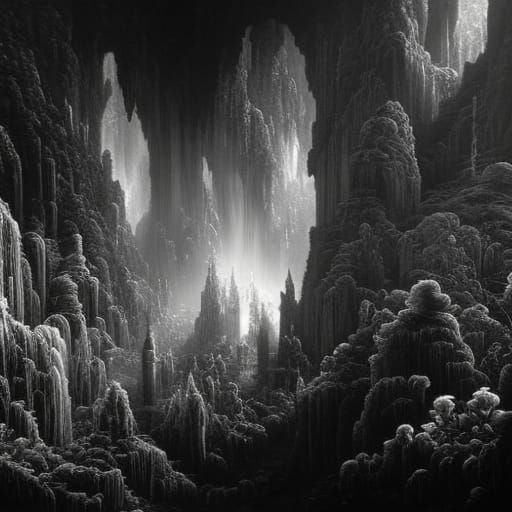 Black and White Landscape