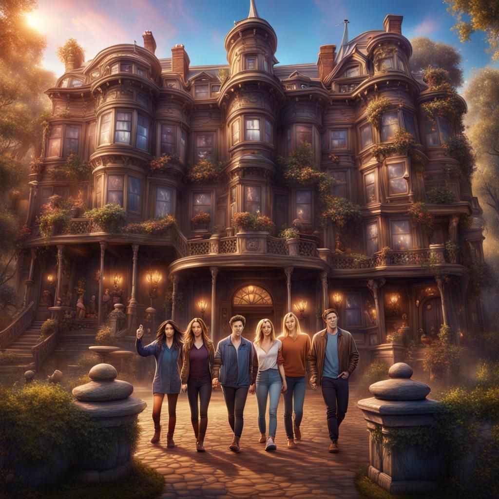 Friends New Season Poster in Detailed Matte Painting