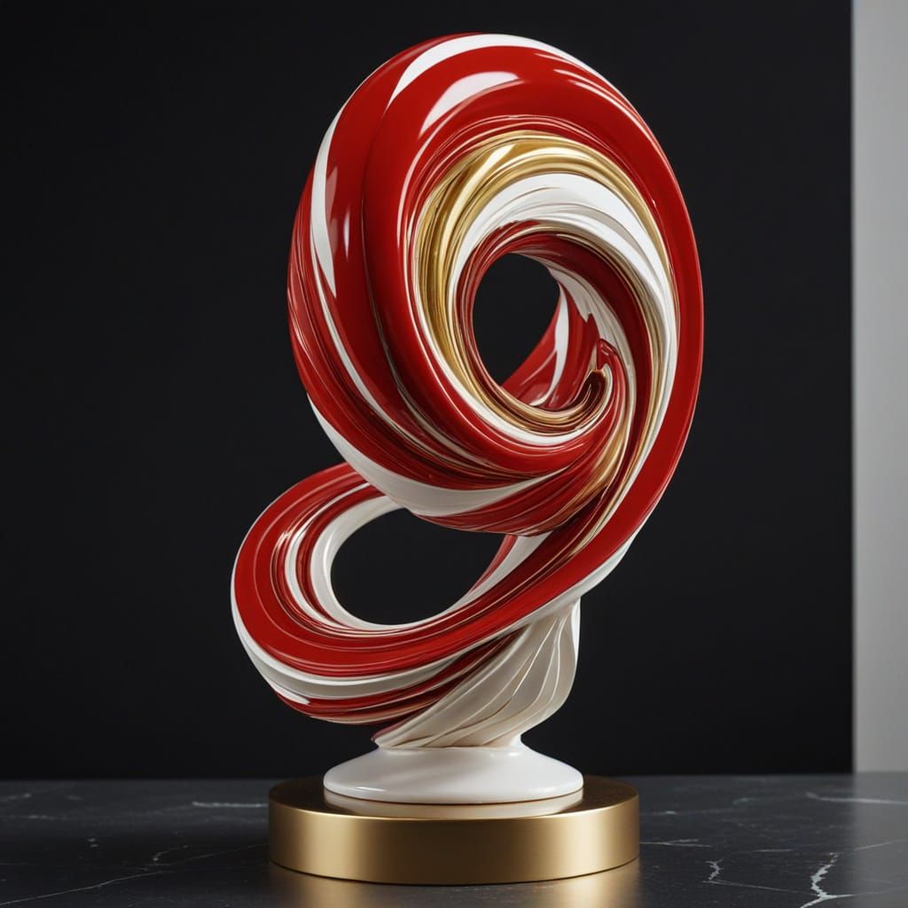 Hyperrealistic Sculpture of Reflected Glory