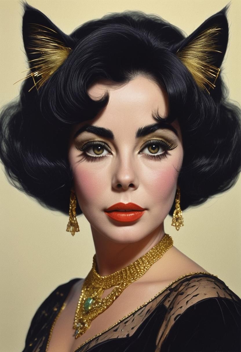 Elizabeth, famous cat actress.