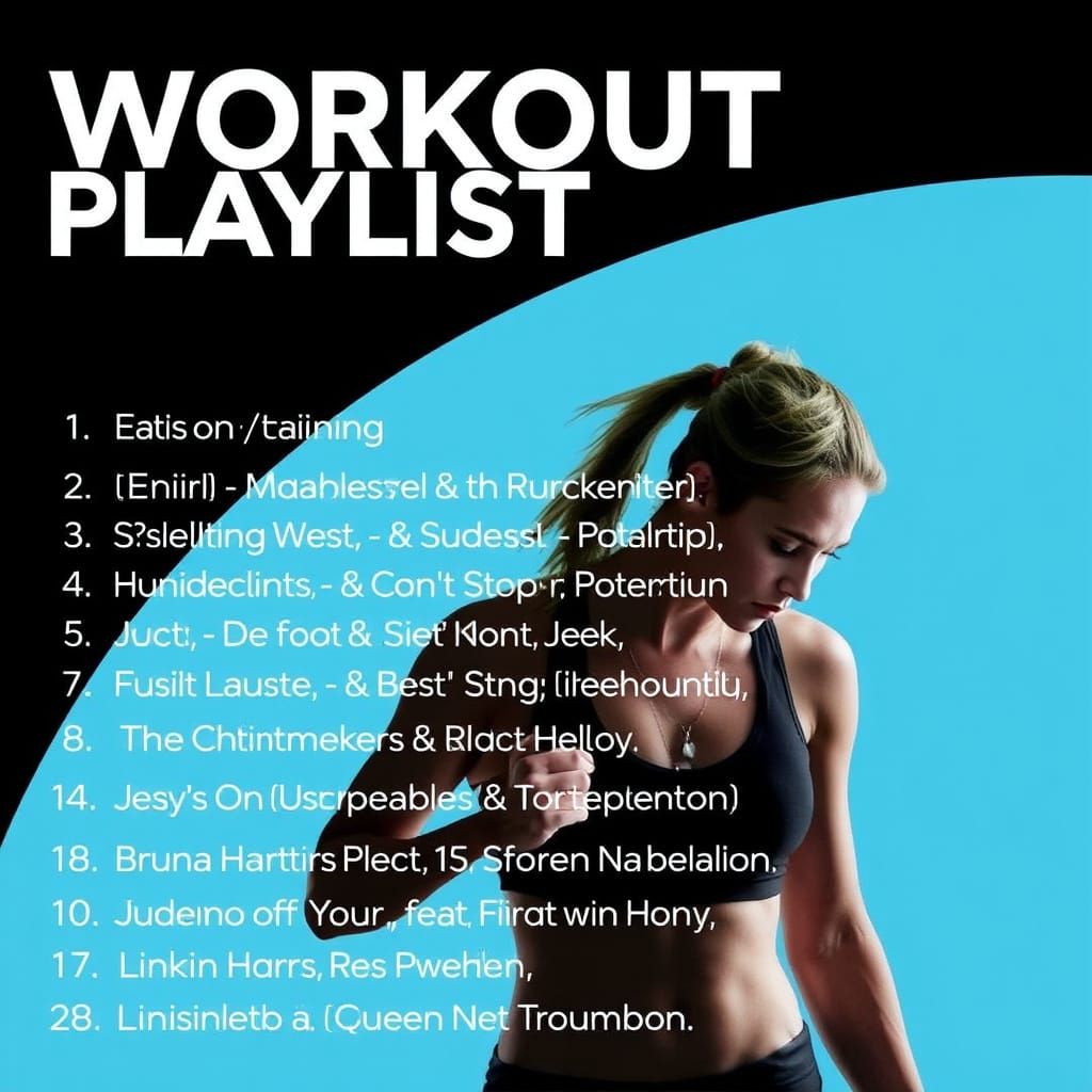 High-Energy Workout Playlist in Various Styles
