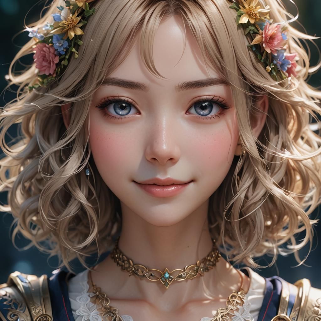 Beautiful Anime Portrait in 4K, Trending on Pixiv
