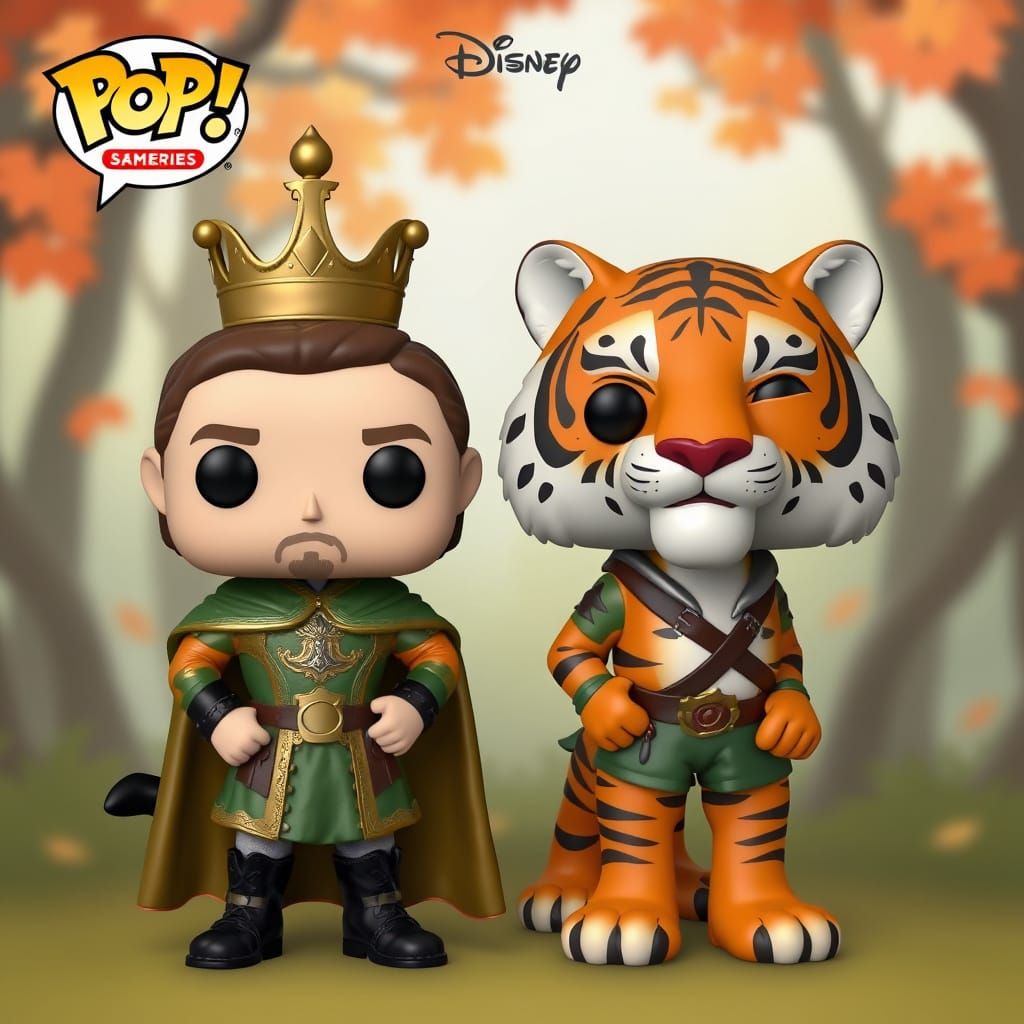funko pop figure disney robin hood prince john the tiger