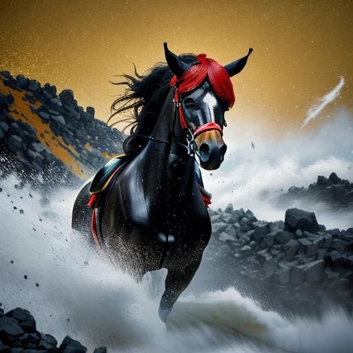 Dramatic Suprematist Composition in Primary Colors