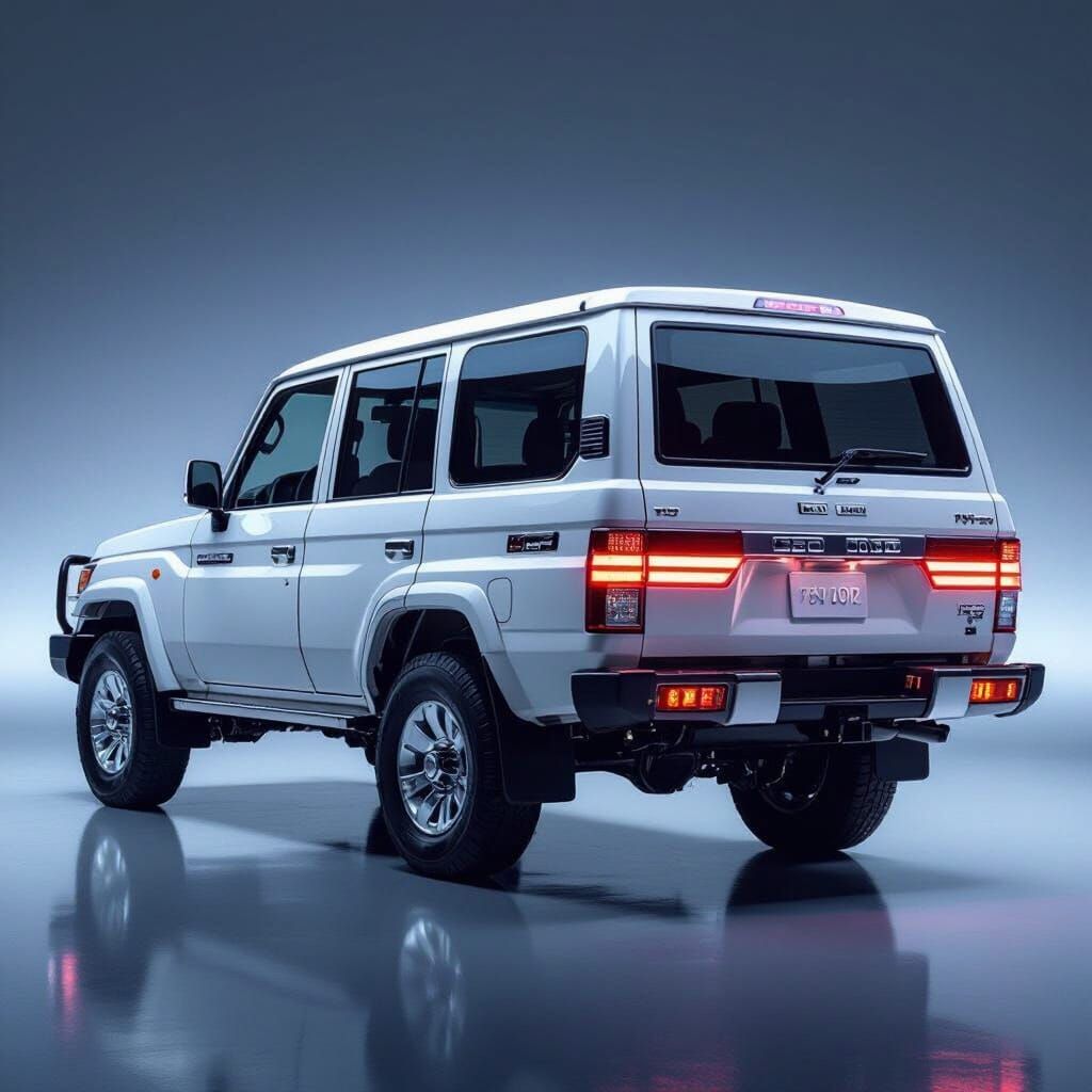 Toyota Land Cruiser 70 Series Tinted Tail Lights