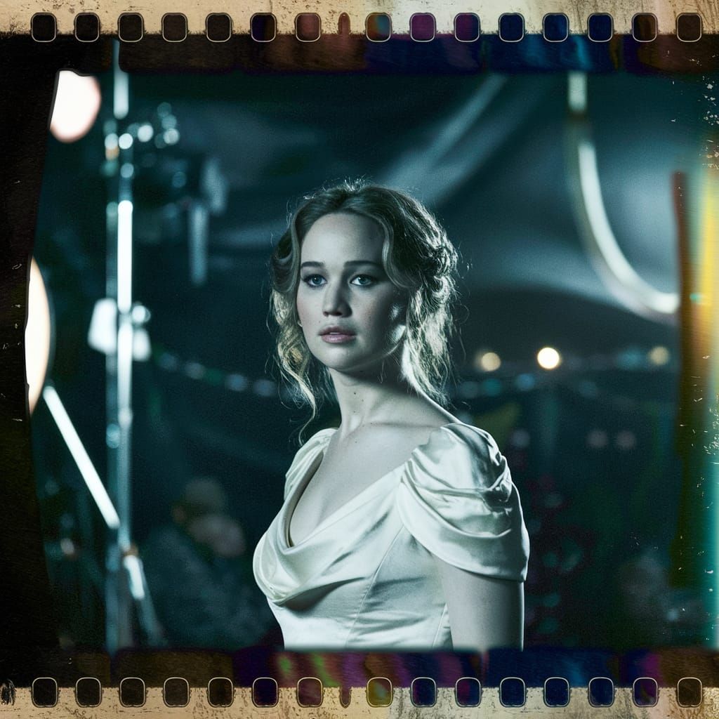 Jennifer Lawrence in a Cinematic Film Still