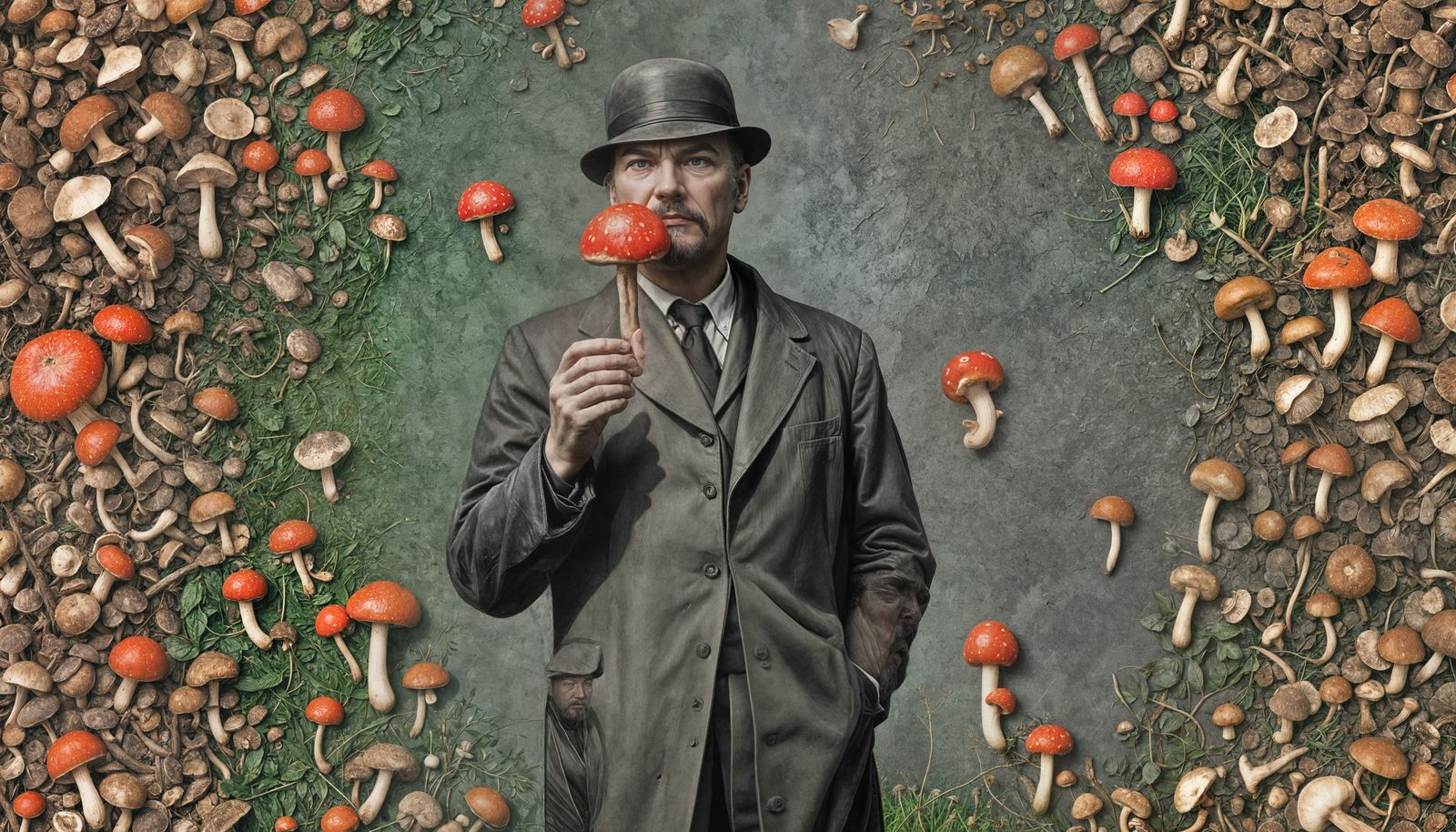 Lenin Mushroom: A Surreal Political Fusion