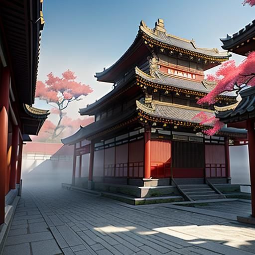 Chinese Girl in Hanfu: 3D Anime Art