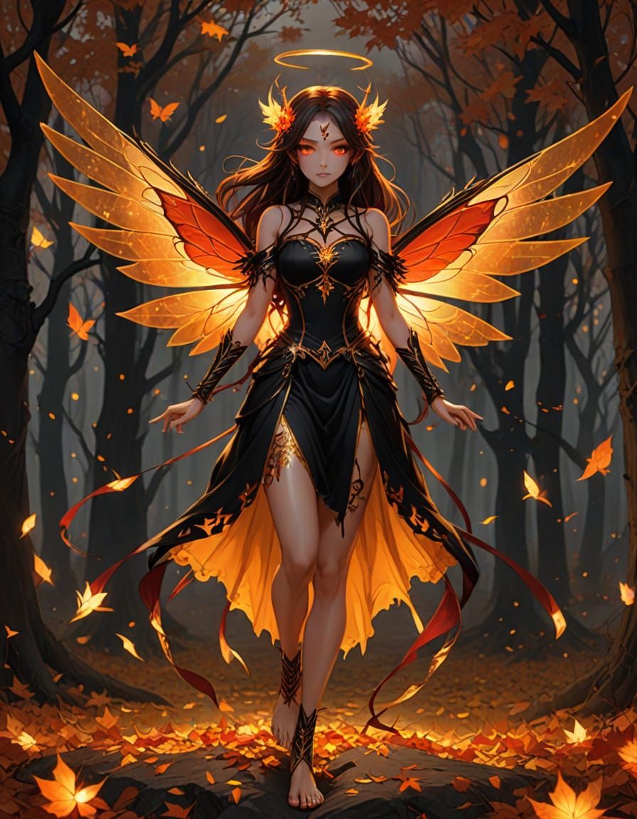 Cynder Fae Fantasy in Golden Light