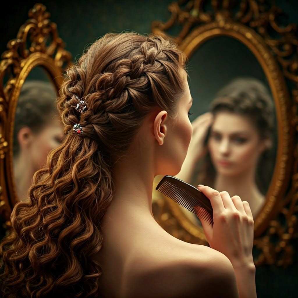 Infinite Reflections: A Surrealist Dreamscape