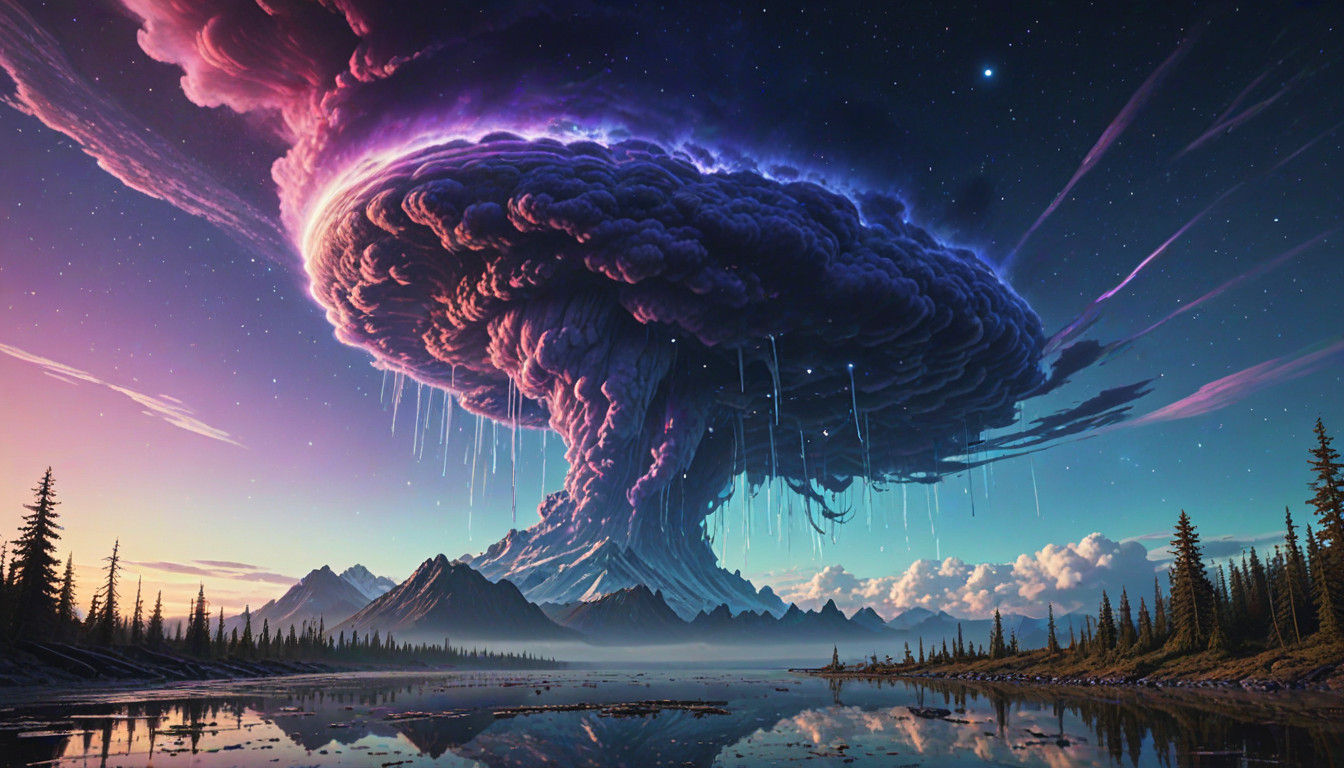 Surrealistic Vision of Alien Life in Jupiter's Atmosphere