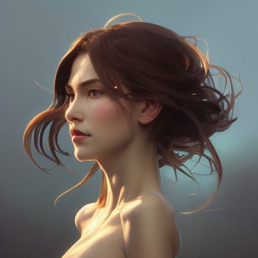 Detailed Portrait with Dynamic Lighting