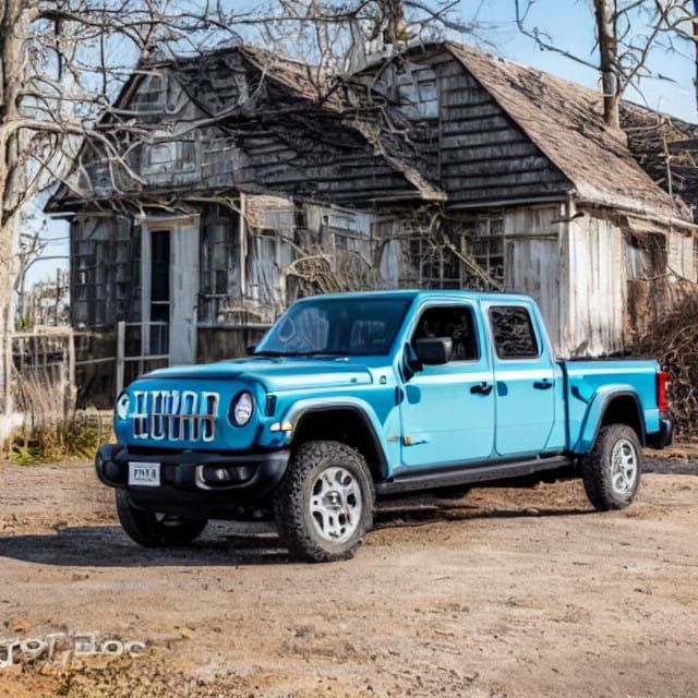 Vintage House Meets Modern Jeep in Breathtaking Setting