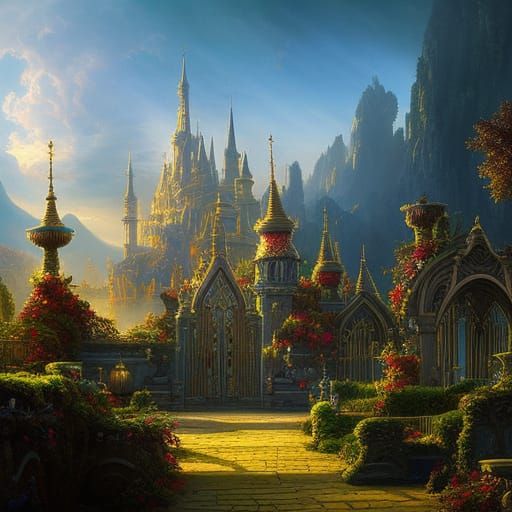 Fairytale Kingdom: Fantasy Digital Art