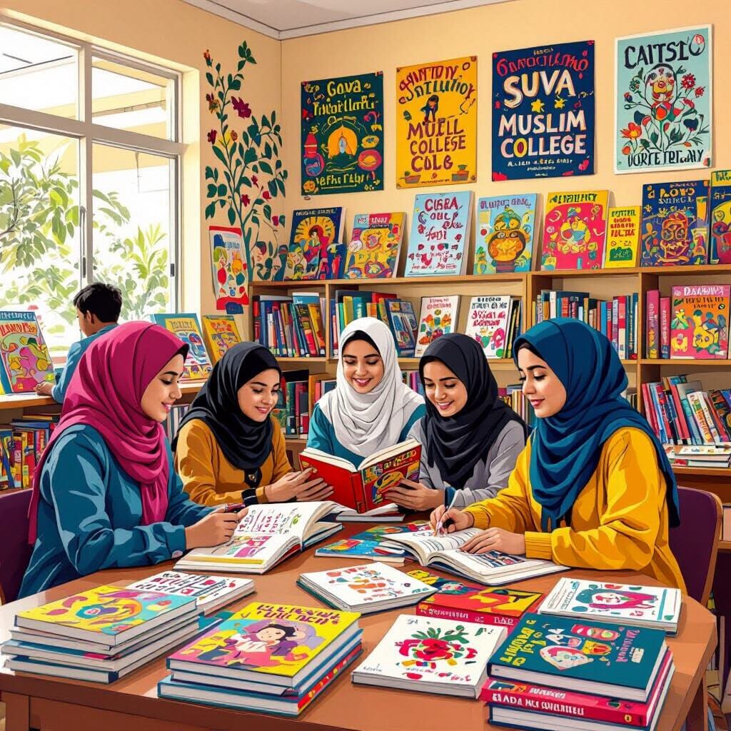 Students Enjoy Vibrant Library Week at Suva Muslim College