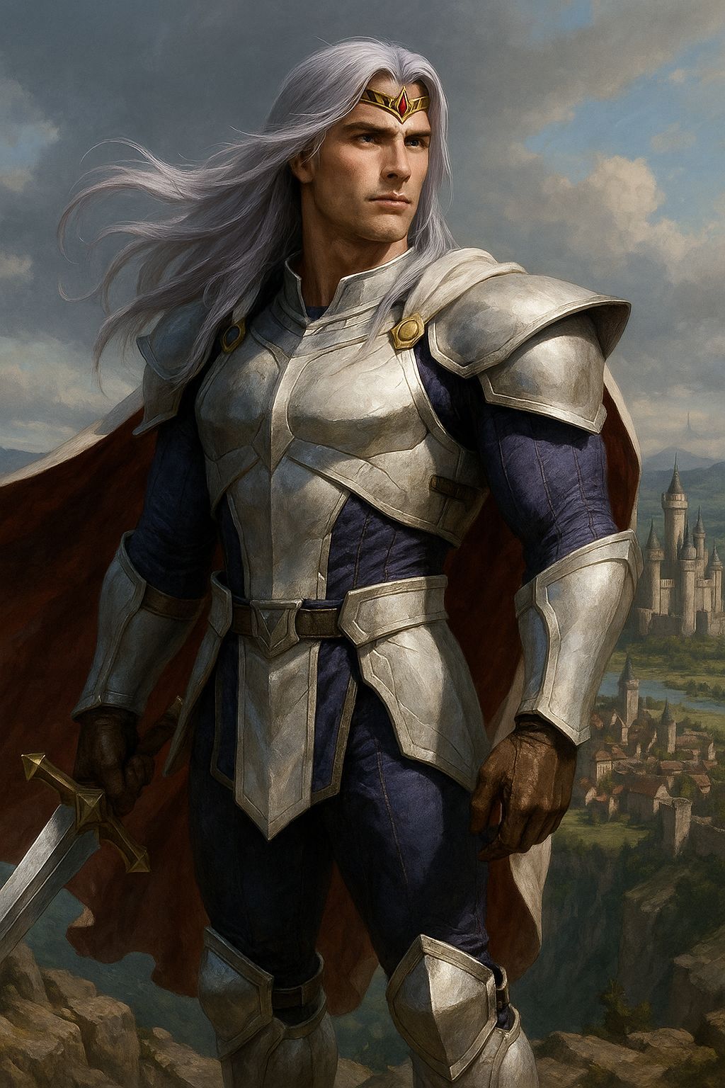 Cecil Harvey Paladin in Realistic 4K Art