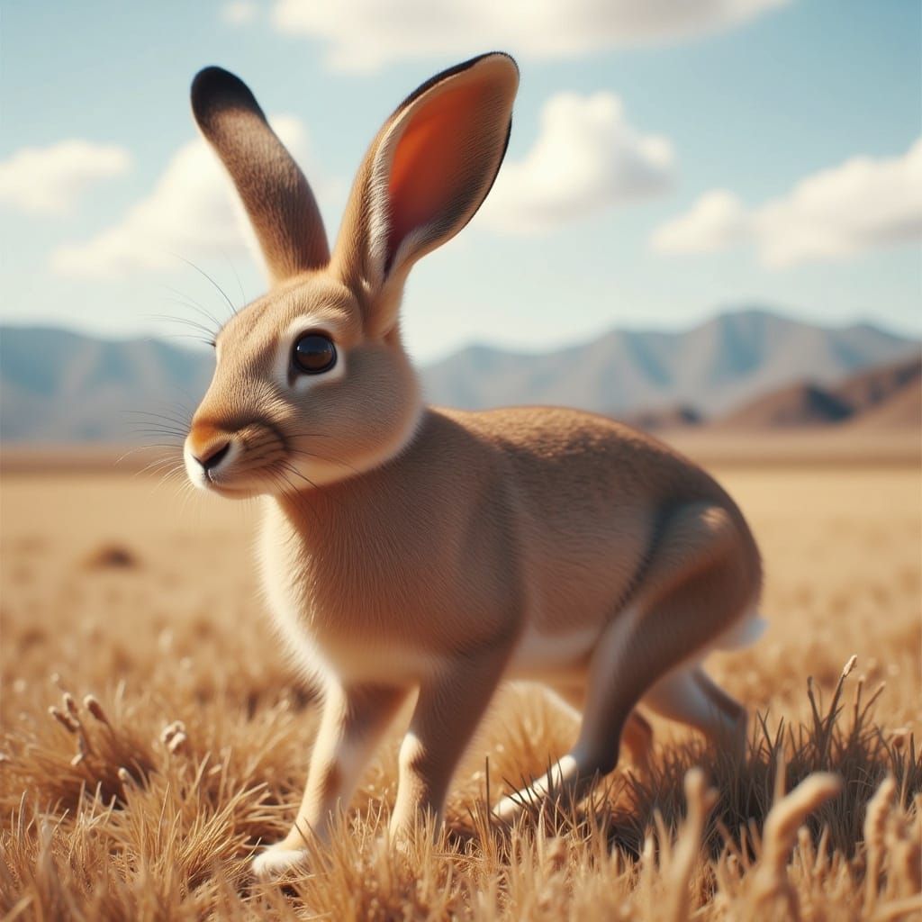 Ice Age Giant Jackrabbit in New Mexico