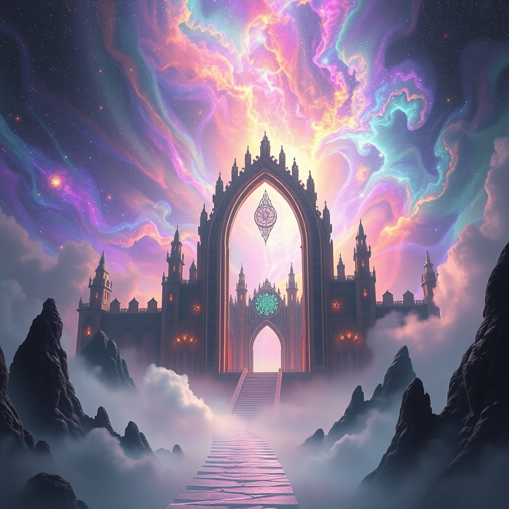 Cosmic Gateway to a Dreamlike Future Landscape