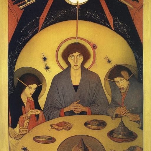 Vampire Lord in Quantum Sci-Fi Style