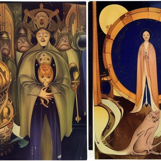 Vampire Lord in Deep Space: Sci-Fi Art