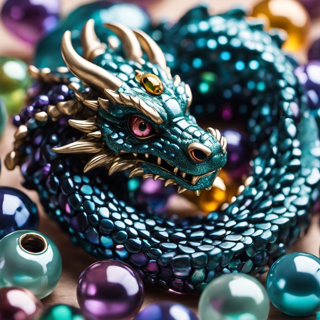 Dragon Hoard Still Life in Magical Realism