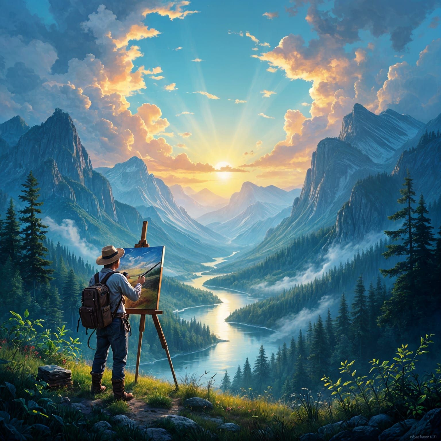 Living Paintbrush Creates Vibrant New Worlds