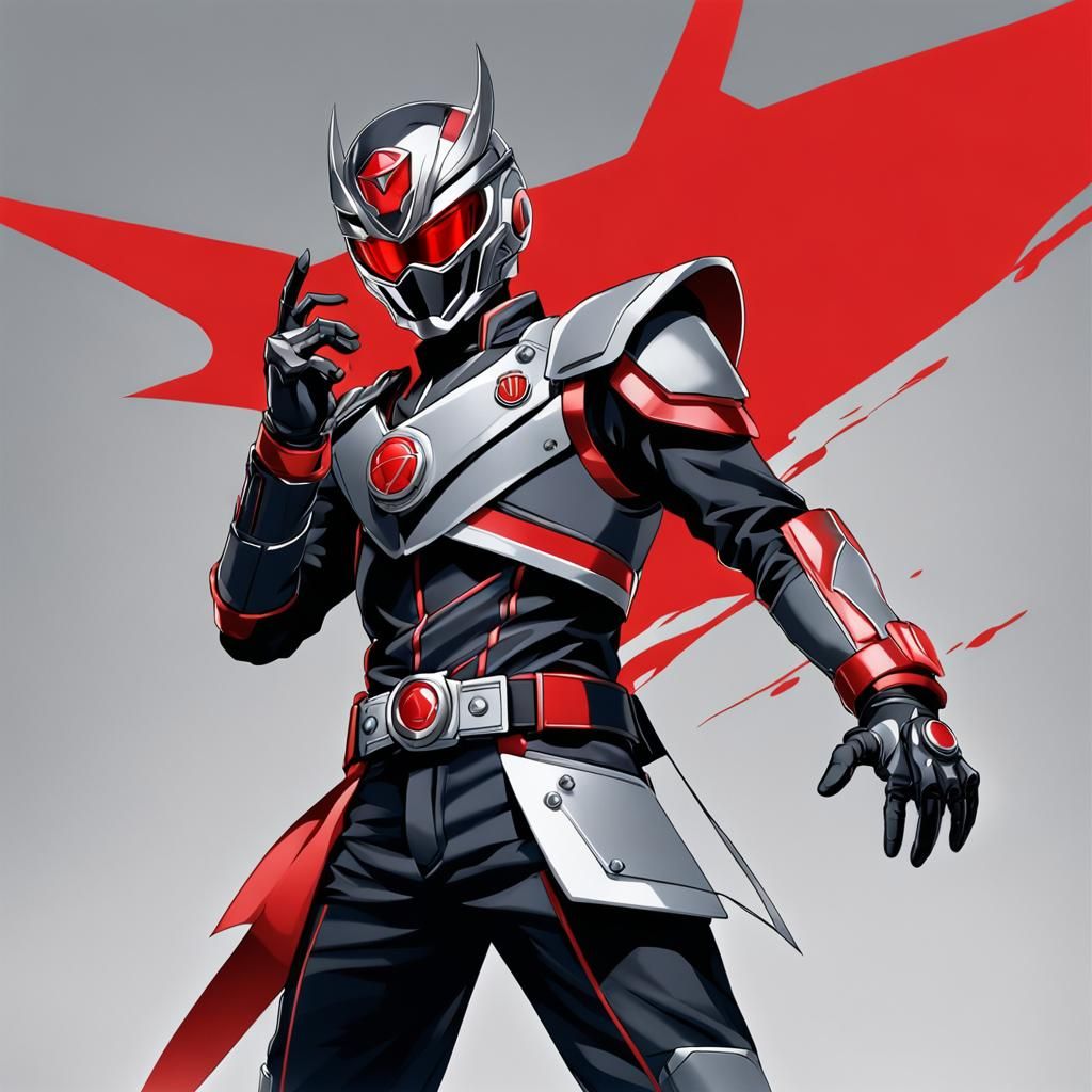Kamen Rider Reimagined in Anime Style
