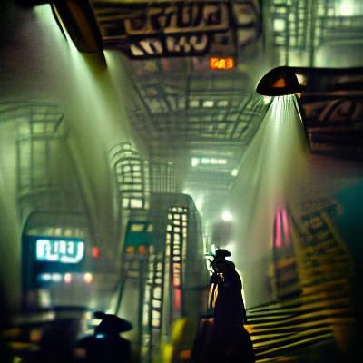 Blade Runner Film Noir Underground Scene