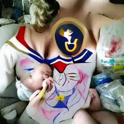 Sailor Moon as a Cubist Painting