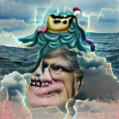 Demented God Falling into the Ocean