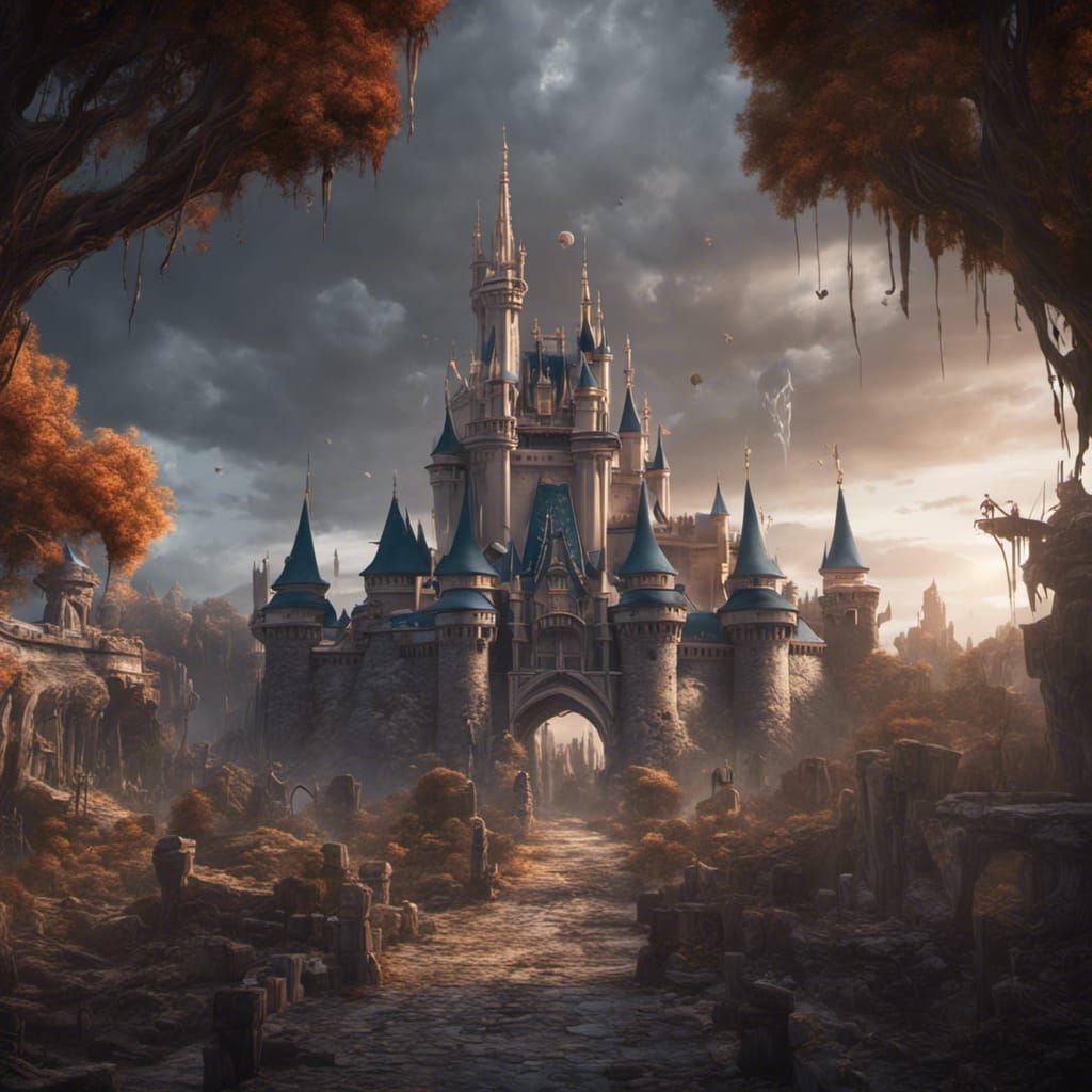 Apocalyptic Disney World: Fantasy Concept Art