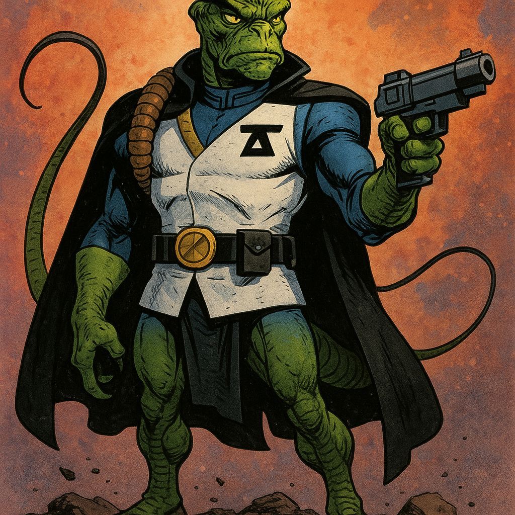 Captain Sarigar from Alien Legion Comic