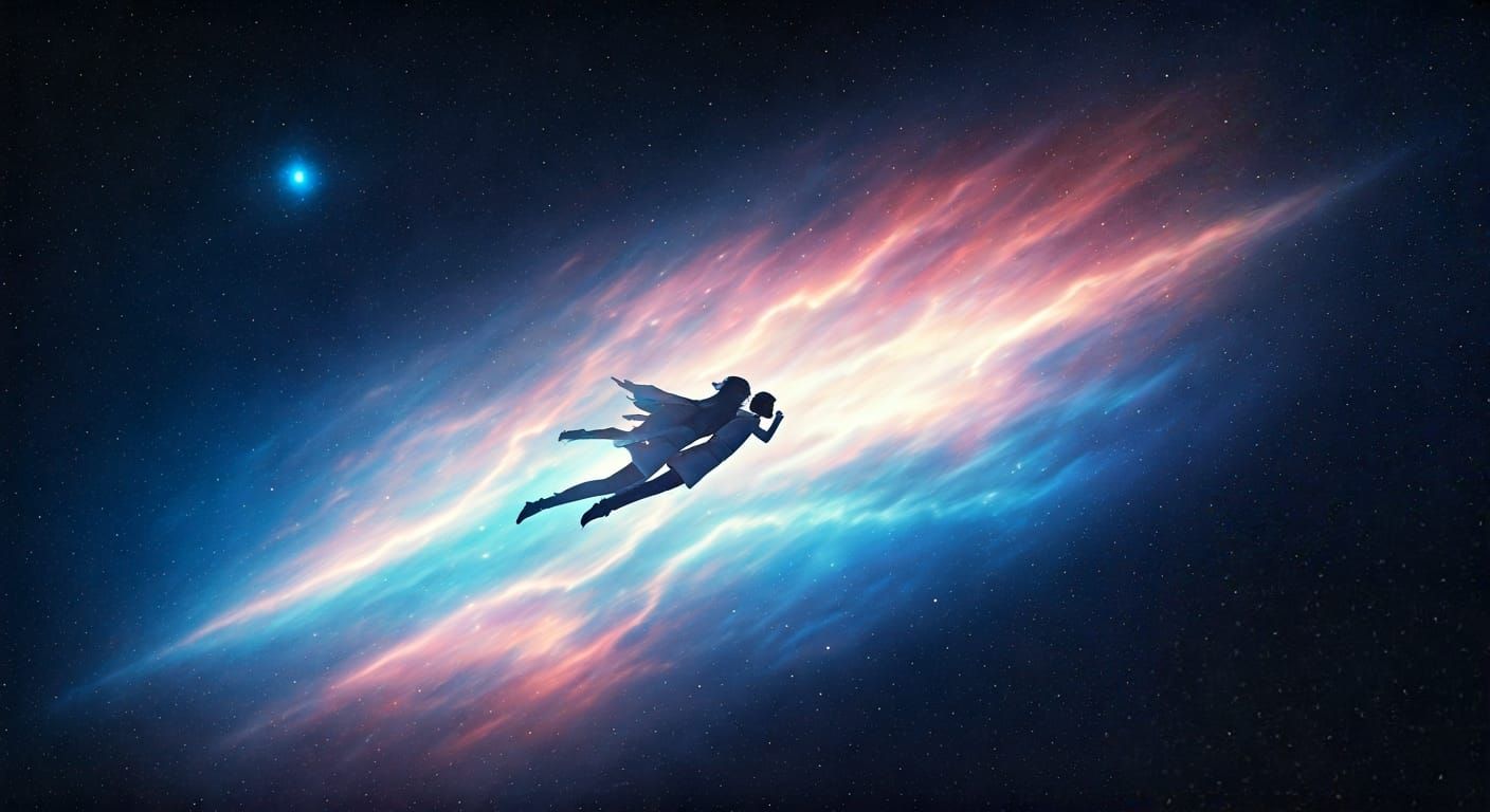 Then one by one the stars would all go out. Then you and I w...