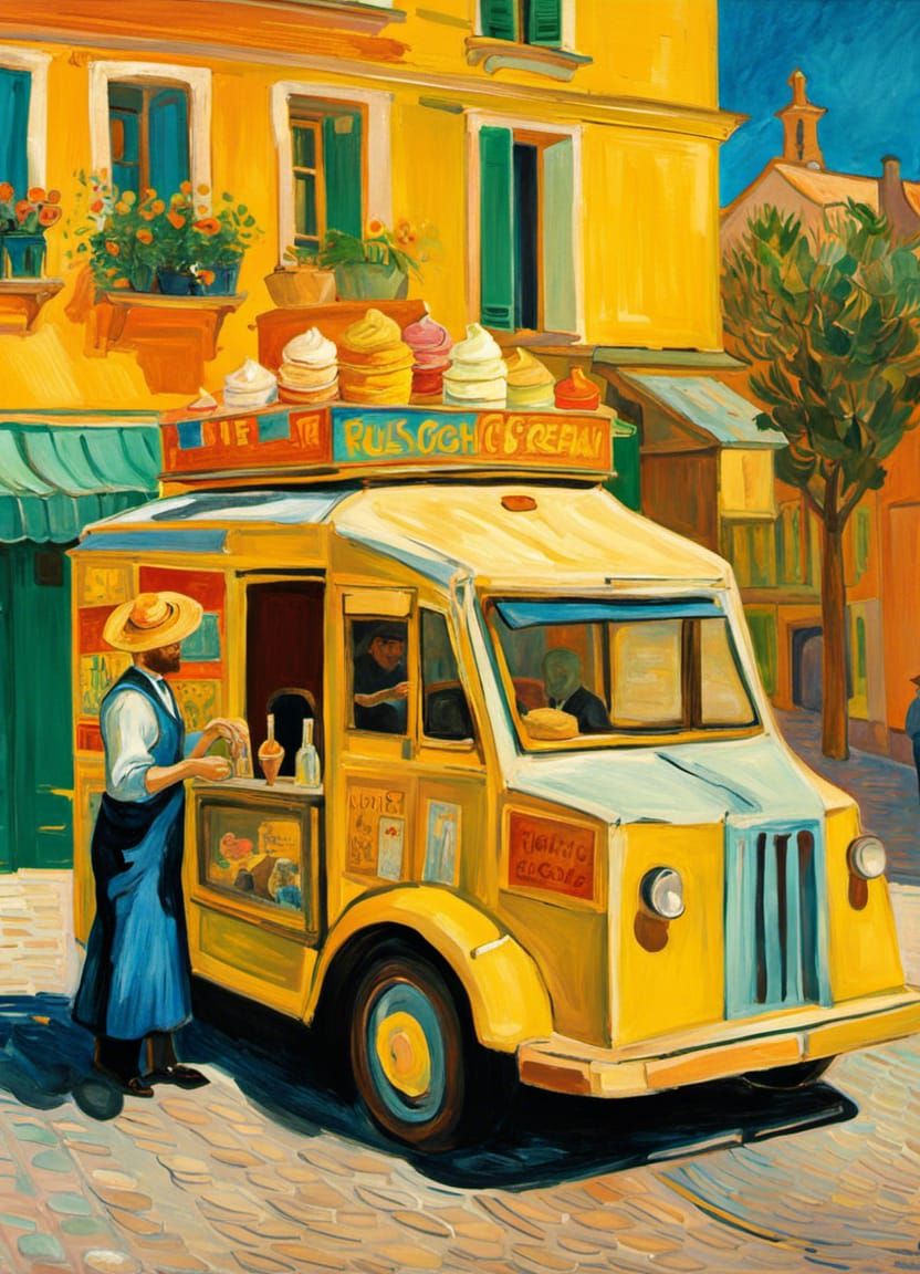The ice-cream truck