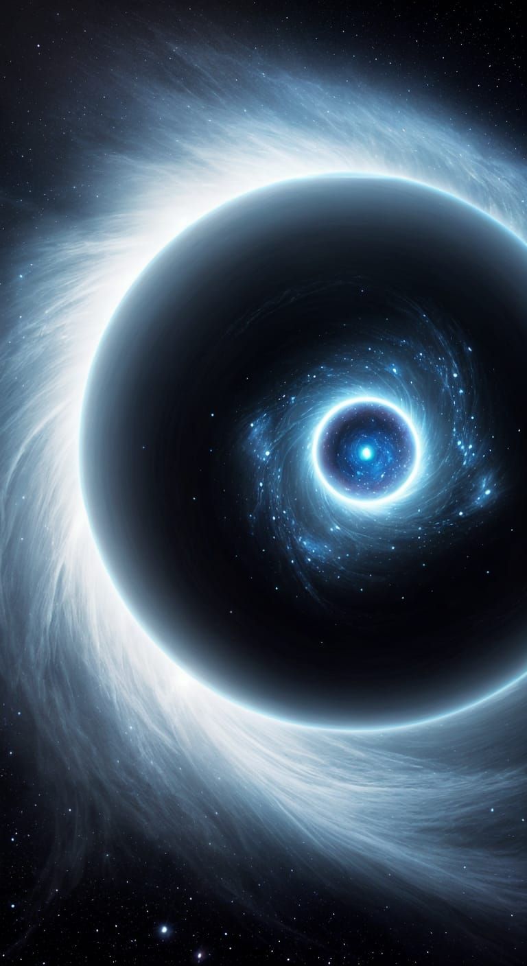 Cosmic Crystalline Eye Reflecting Galaxies in Deep Space