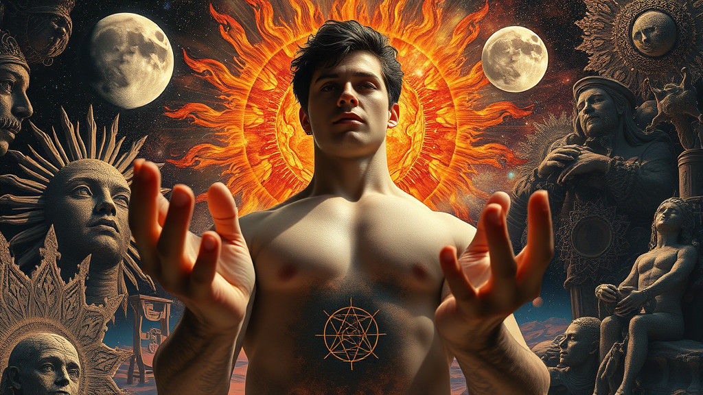 Surreal Figure Emerges in Astrophotography Etching